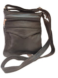 Handbag - Small V-Sling Leather Bag