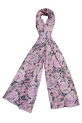 Scarf - Stylish Wrap - Pink Roses