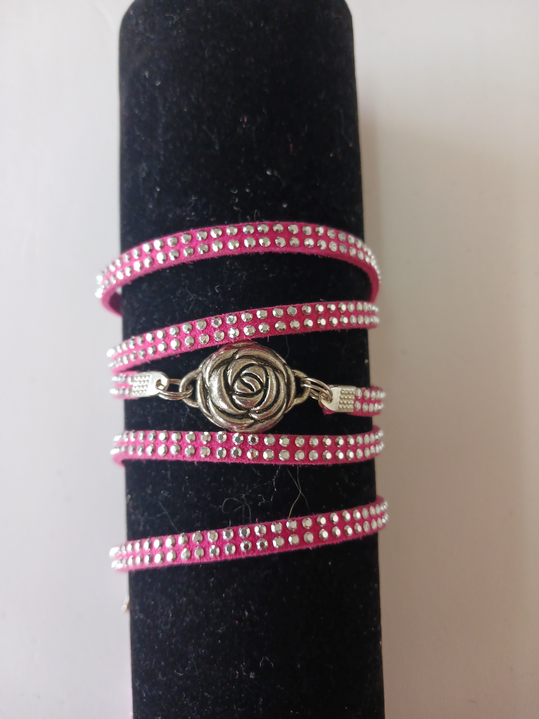 Bracelet - Multipurpose Beaded - Rose Charm