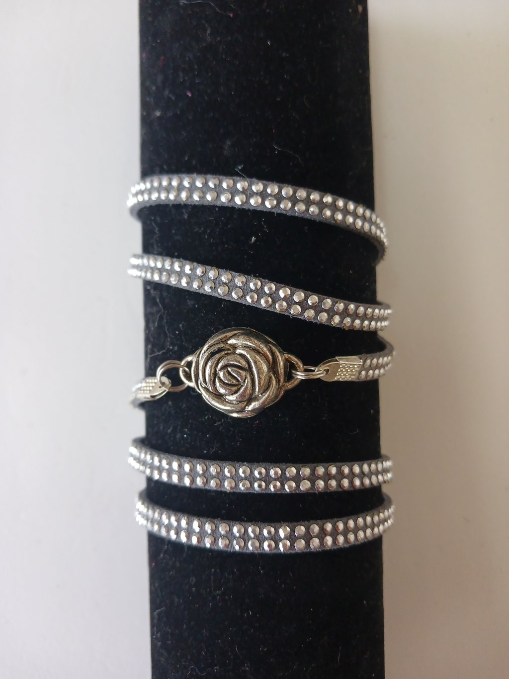 Bracelet - Multipurpose Beaded - Rose Charm