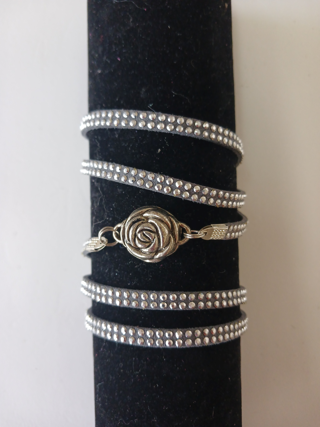 Bracelet - Multipurpose Beaded - Rose Charm