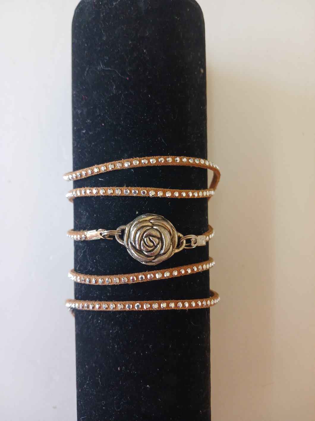 Bracelet - Multipurpose Beaded - Rose Charm