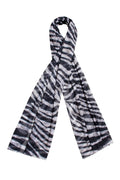 Scarf - Stylish Wrap - Shaded Zebra Stripes