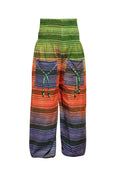 Pants Ladies - Bohemian - Green & Orange