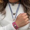 Bracelet - Multipurpose Beaded - Rose Charm