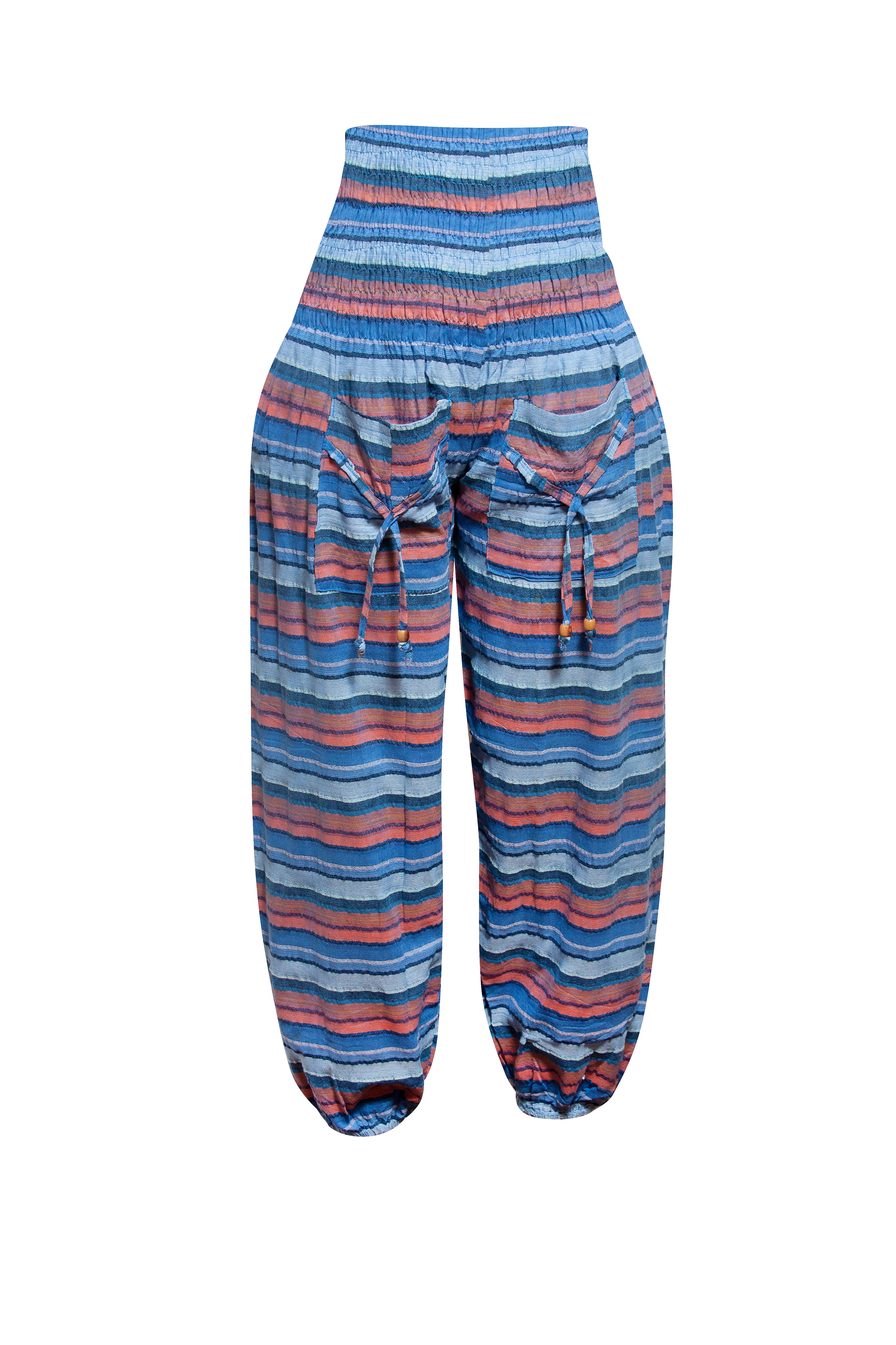 Pants Ladies - Bohemian - Pink & Blue
