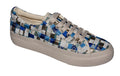 Sneakers - Multi Coloured Checkered Blue